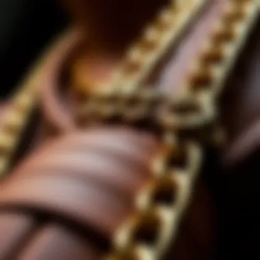 Elegant display of a Cuban chain showcasing its intricate links