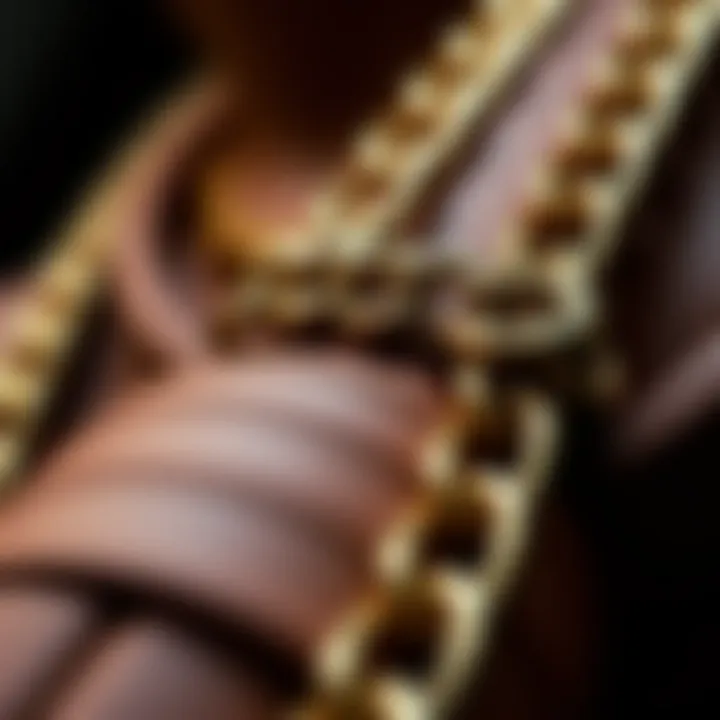 Elegant display of a Cuban chain showcasing its intricate links