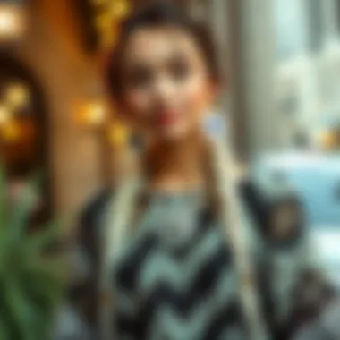 A chic Boho Glam ensemble suitable for a formal occasion