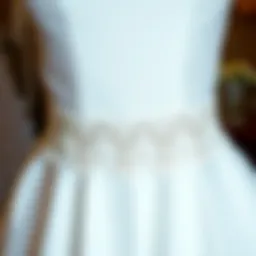 Elegant bridal garter belt with intricate lace design