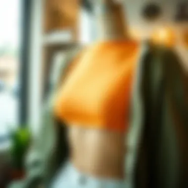 A collection of budget-friendly crop tops from different brands