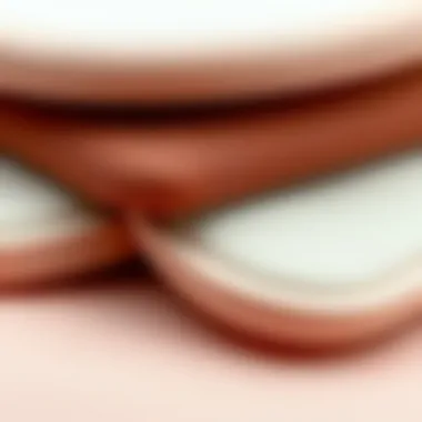 Quality Materials in Bust Enhancement Pads Close-up of materials used in bust enhancement pads, highlighting quality and texture