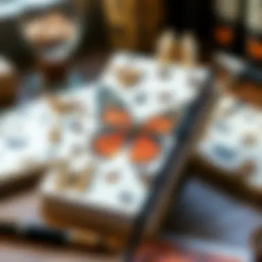 Stylish Butterfly Motif Notebooks Stylish butterfly motif notebooks for creative notes