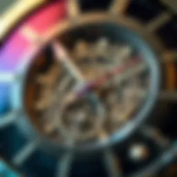 Elegant close-up of the Casio Edifice Sapphire dial showcasing intricate details