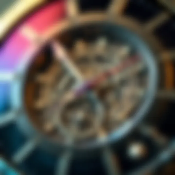 Intricate Dial Design of Casio Edifice Sapphire Elegant close-up of the Casio Edifice Sapphire dial showcasing intricate details