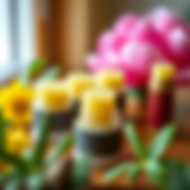 Finished lip balm in stylish containers