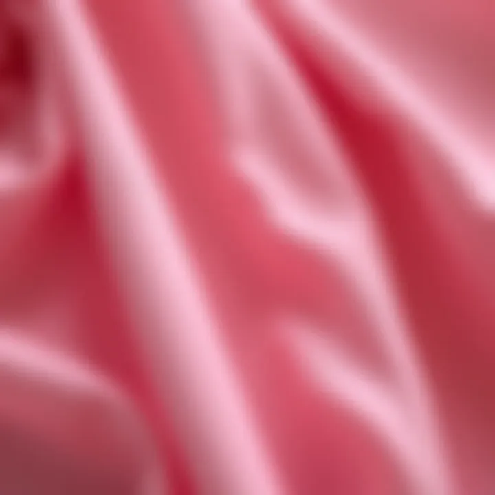 Close-up of fabric materials used for crop tops