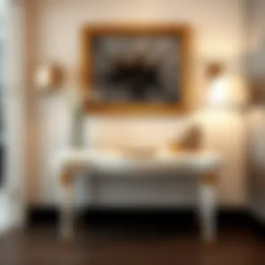 Maintenance tips for a white and gold table