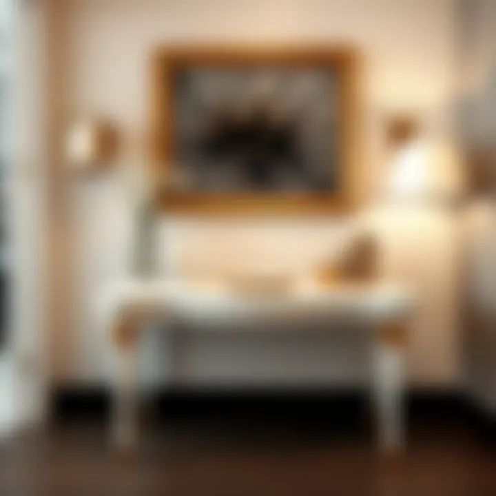 Maintenance tips for a white and gold table