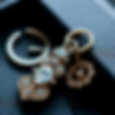 Close-up view of a beautifully crafted Diamond Dotz keychain