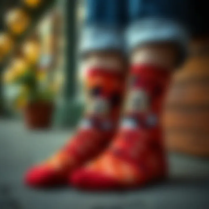 Cozy Disney socks styled with casual outfits