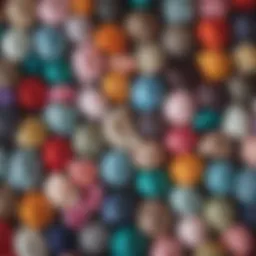 A stylish collection of disposable hair bonnets in various colors and patterns