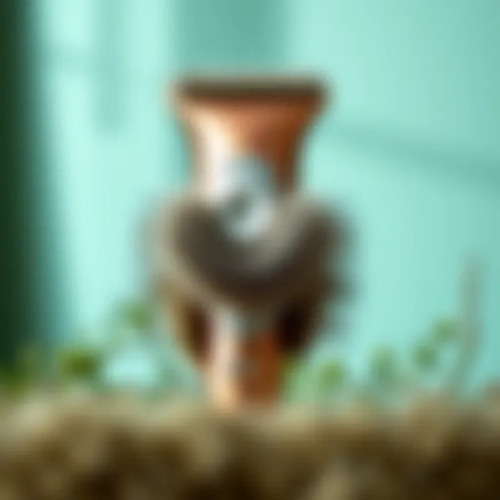 Eco-friendly fur remover displayed with green elements