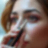 Elegant nose hair trimmer with a sleek design