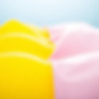 Comparison of fabrics treated with balloon gloss and traditional sprays