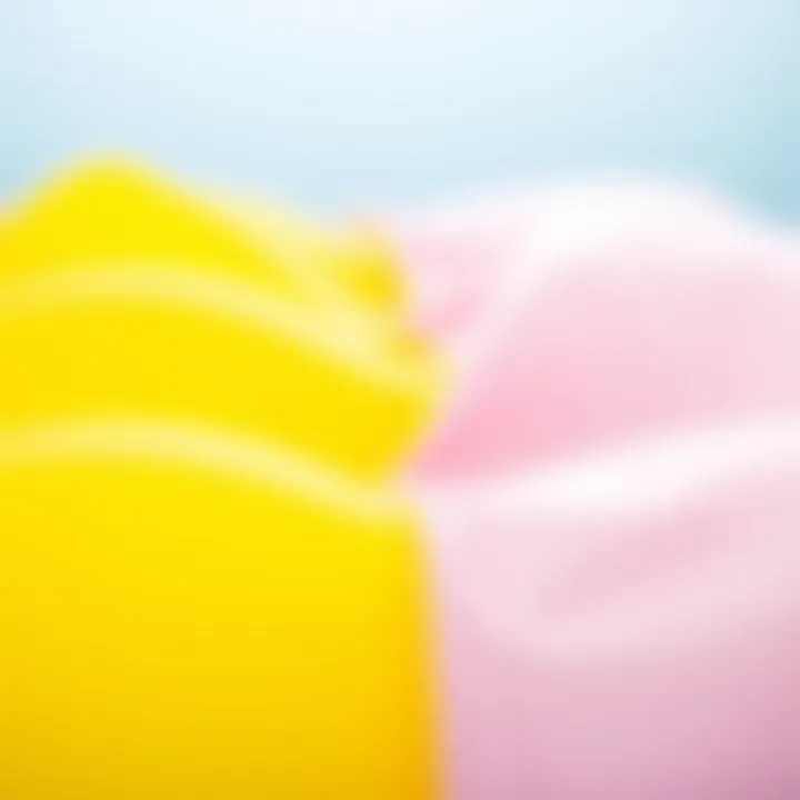 Comparison of fabrics treated with balloon gloss and traditional sprays