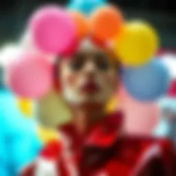 Vibrant garment enhanced with balloon gloss spray