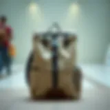 Innovative Design of Booster Bags A stylish booster bag showcasing modern design and utility