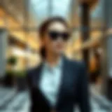 Elegant business attire showcasing a blend of professionalism and style