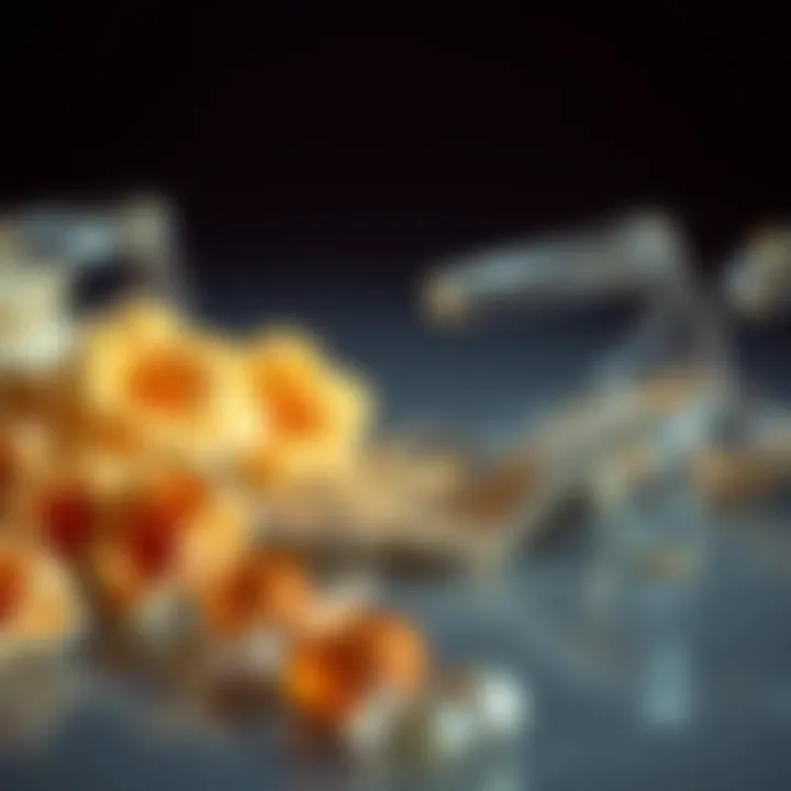 Various materials used in clear small heel sandals