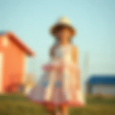 Whimsical Tiers: A Perfect Summer Dress for Fun Adventures A whimsical tiered dress designed for comfort and style, perfect for summer outings.