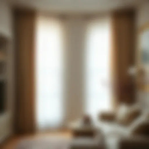 The Elegance of Linen Curtains in Home Decor Elegant room adorned with simple linen curtains