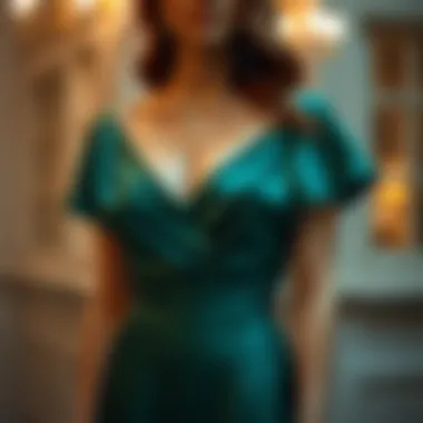 Satin Dresses for Formal Occasions Satin dress styled for a formal evening event