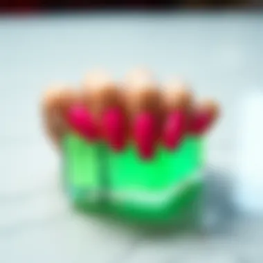 Stylish presentation of gel nail polish strips kit