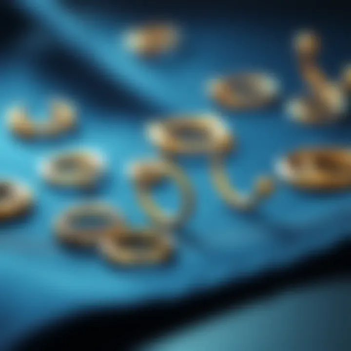 Variety of Gold Plated Navel Ring Styles Stylish array of gold plated navel rings in various styles