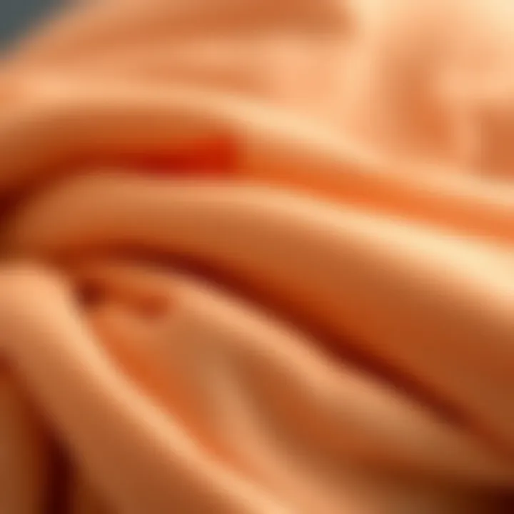 Soft fabric texture of a hair turban