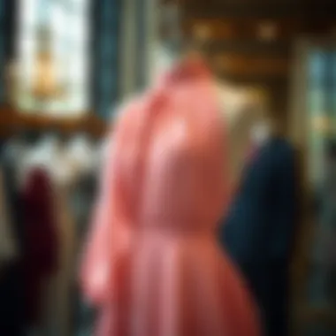 The Timeless Elegance of the Halterneck Swing Dress Elegant halterneck swing dress displayed on a mannequin