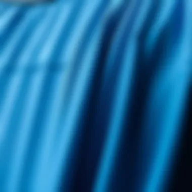 Detailed Fabric Texture of the Halterneck Swing Design Close-up of halterneck dress fabric showcasing its texture