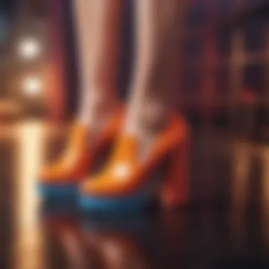 Trendy Block Heel Shoes in Vibrant Colors Trendy block heel shoes in vibrant colors