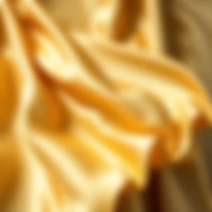 The Elegance of Silk Fabric Luxurious silk fabric draped elegantly