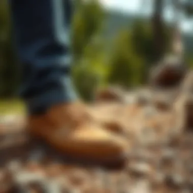 Merrill summer shoes showcased in an outdoor adventure setting