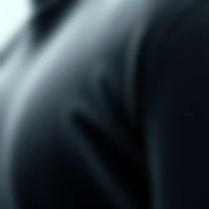 A detailed view of neoprene fabric texture showcasing its elasticity and strength