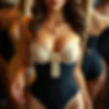 Elegant display of various no show waist cinchers showcasing their unique designs