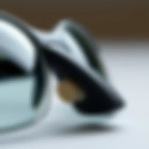 Intricate Design of Non-Slip Nose Pads Close-up view of non-slip nose pads showcasing texture and grip features