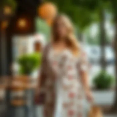 Casual plus size daytime dress perfect for a brunch outing