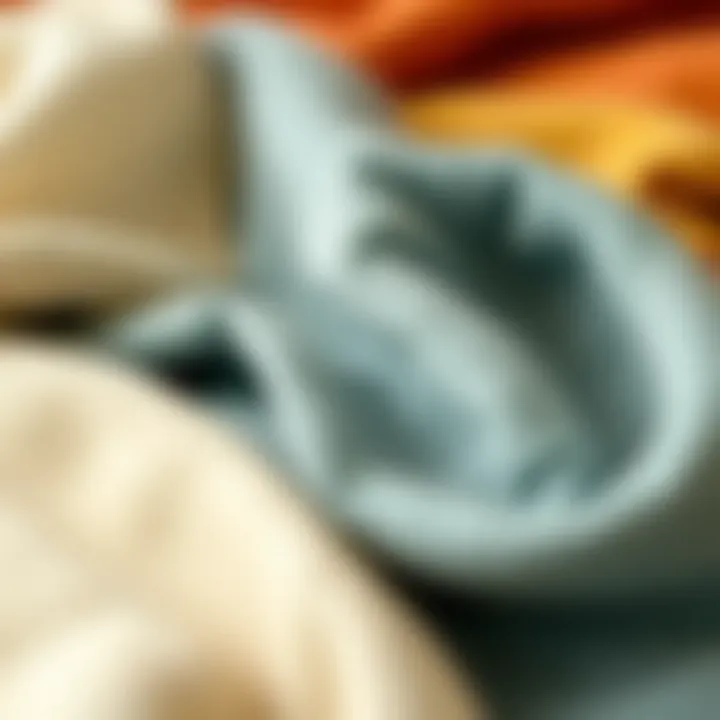 Various fabric swatches showcasing plus size light sweater materials