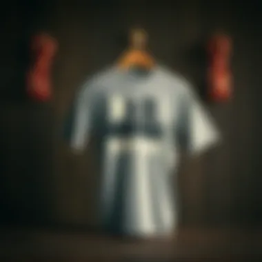 A stylish 'B is for Brother' shirt displayed on a rustic wooden background, symbolizing familial unity.