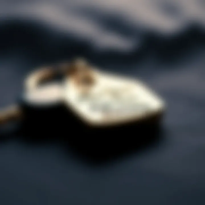 Keychain Commemorating a Memory Keychain symbolizing a cherished memory or relationship