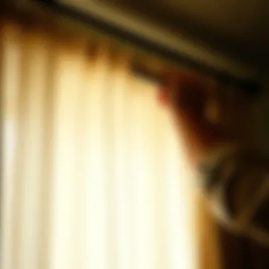 Effective Installation Methods Drapery rod installation process demonstrating tools and techniques