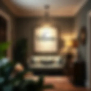 Personalized Welcome Wall Decor in a Cozy Home A cozy home entrance with personalized welcome wall decor