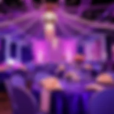 Elegant event showcasing a disco ball theme with matching decorations