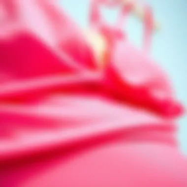 Fabric Texture of Plus Size Swimsuits Close-up of fabric texture showcasing plus size swimsuits