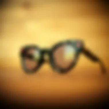 Historical vintage cat eye glasses with polka dots