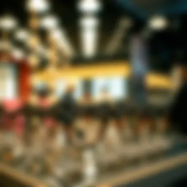 Fashionable polka dot cat eye glasses on a stylish display