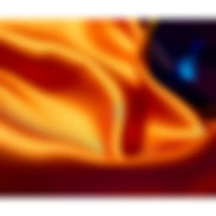 Close-up of luxurious silk texture and vibrant colors