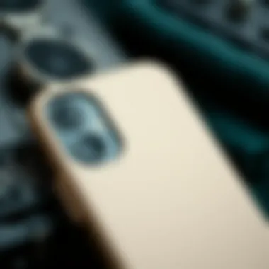 Quality Material in Retro Phone Cases for iPhone 11 Close-up of a retro phone case displaying quality material